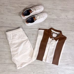 Denim & Flower S/S Button-Up